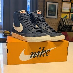 Nike Men's Blazer Mid '77 Vntg Sneakers - Thunder Blue - 12